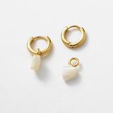 Zafino | Sofia Hoop - White/Gold