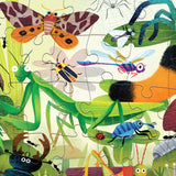 Crocodile Creek | Holographic Puzzle 50pc - Backyard Bugs