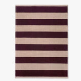 Aura | Ava Stripe Tea Towel - Mulberry