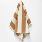 Aura | Ava Stripe Tea Towel - Pecan