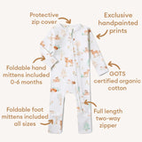 Woodland Tales Snugglesuit Convertible Romper