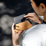Fox and Leo | Glasses Case - Tan