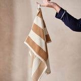 Aura | Ava Stripe Tea Towel - Pecan