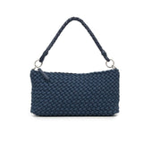 Lolita Woven East West Handbag - Denim Blue