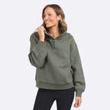 Foxwood | College Zip Crew - Khaki
