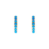 Fairley | Indigo Opal Midi Hoops