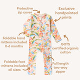 Snugglesuit Convertible Romper - Summer Palm