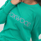 Foxwood | Simplified Metallic Crew - Green