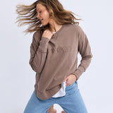 Foxwood | Simplified Crew - Chocolate Brown