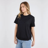 Foxwood | Farrah Short Sleeve Tee - Black