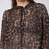 Stella + Gemma | Dixie Blouse - Leopard Lurex