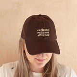Cotton Baseball Cap - Caffeine Reliance