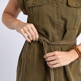 Foxwood | Dakota Dress - Dark Olive