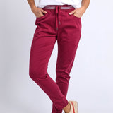 Elm | Margo Jogger - Maroon