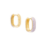 Fairley | Gold Reversible Hoops