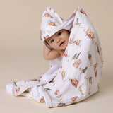Hooded Baby Towel - Bears