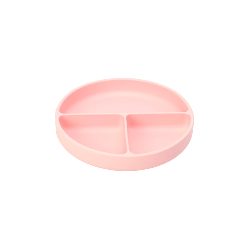 Annabel Trends | Silicone Suction Divided Plate - Blush