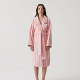 Hommey | Pinstripe Robe - Fleur