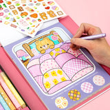 Tiger Tribe | Great Big Colouring Set - Magical Mini Worlds