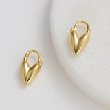 Zafino | Jess Heart Hoop - Gold