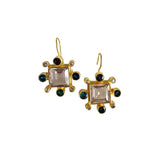 Statement Gem Earring - Pink