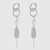 Zafino | Amara Drop Earring - Silver