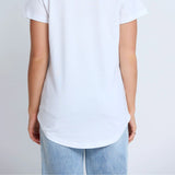 Stella + Gemma | Classic Tee - White Summer Leopard Bow