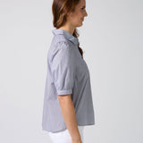 Stella + Gemma | Asha Blouse - Navy & White Stripe