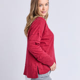 Foxwood | Jayne Throw On Top - Rhubarb Red