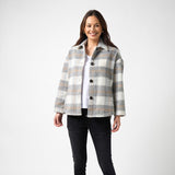 Stella + Gemma | Paige Shacket - Charcoal Check