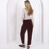Toni Barrel Jeans Corduroy - Brunette