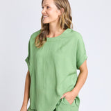 Elm | Holly Top - Forest Green