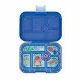 Yumbox | Original 6 Compartment Bento Box - Surf Blue/Funny Monsters
