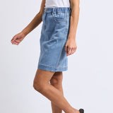 Elm | Birdie Denim Skirt - Light Blue Wash