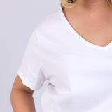Elm | Pima Vee Tee - White