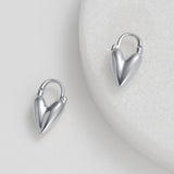 Zafino | Jess Heart Hoop - Silver