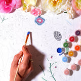 Journey Of Something | Paint by Numbers - Pressed Flowers