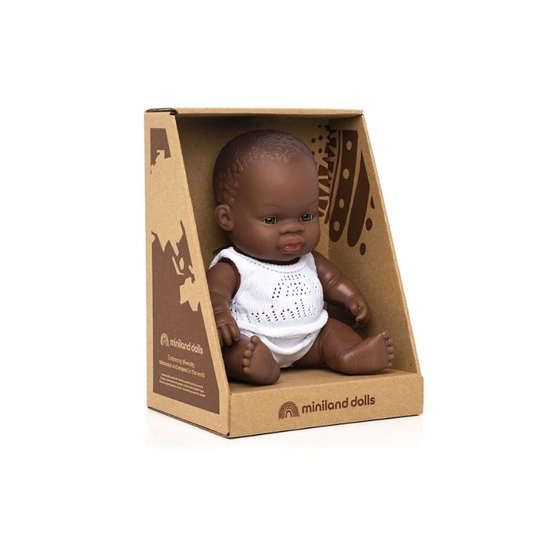 Miniland | Baby Doll 21cm - African Girl