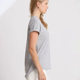 Stella + Gemma | Soho Cuff Crew - Grey Marle