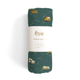 Fox & Fallow | Muslin Wrap Set - Dinos/Trucks