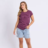 Foxwood | Effortless Tee - Plum
