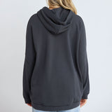 Stella + Gemma | Newport Relaxed Hoodie - Aged Black