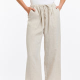 365 Days | Perry Linen Drawcord Pant - Natural