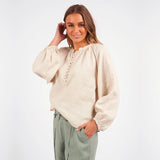 Foxwood | Sardinia Blouse - Bone