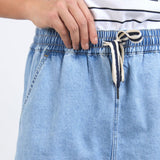 Elm | Greta Denim Skirt - Light Blue Wash