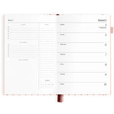 Fox & Fallow | 2027 A5 Horizontal Planner - Rosé Pinstripe