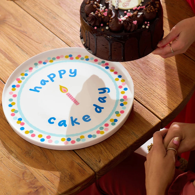 Annabel Trends | Serving Plate - Happy Cake Day