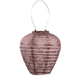 Balloon 20cm Solar Lantern - Plum