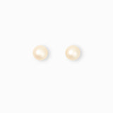 Stella + Gemma | Oversized Ball Earrings - Snow White