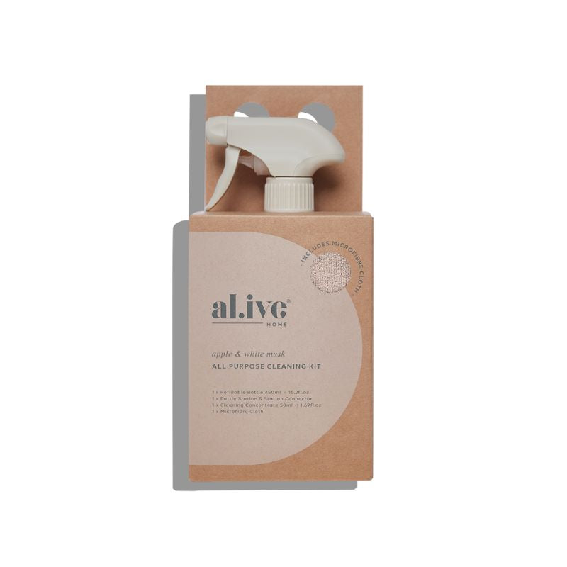 al.ive | All Purpose Cleaning Kit - Apple & White Musk